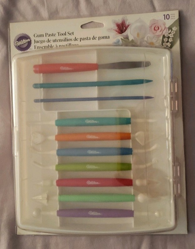 WILTON 10 Piece Gum Paste Tool Set NIB