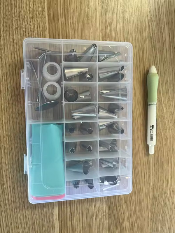 38PCS/Set Cream Pastry Bag Cake Decoration Nozzles Tube Mold Baking Tools