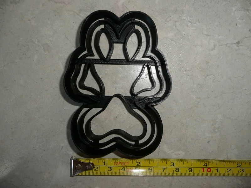 PAW PRINT PET ANIMAL DETAILED COOKIE CUTTER MADE IN USA PR4772 gallery