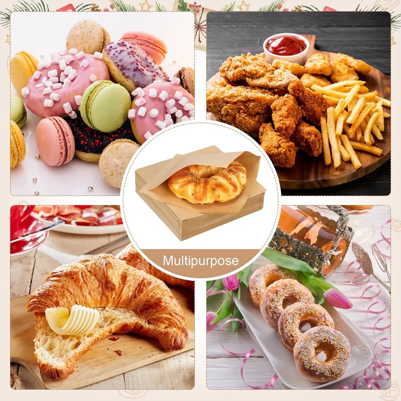 1000 Pcs Soft Pretzel Bags 6.69 x 7.09 Inch Pretzels Individual Bags Grease R... gallery