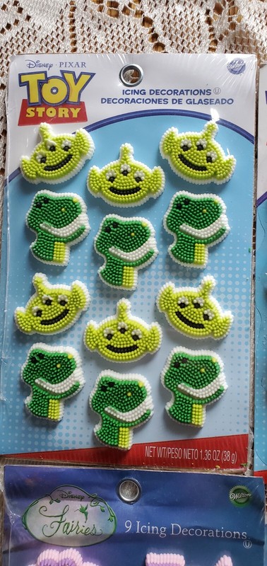 NEW Wilton Lot 4 50 Cupcake Cake Liners Toy Story Disney Tinkerbell Candy Décor gallery