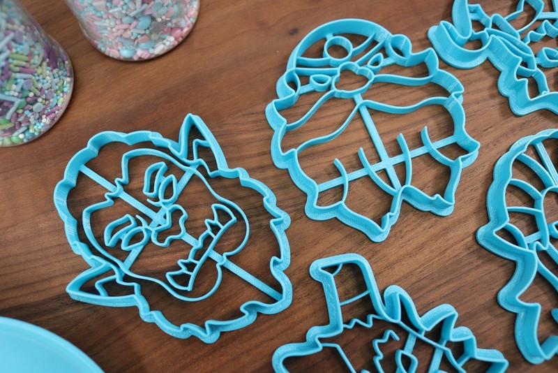 D&D Tabletop RPG Races Cookie Cutter Set - Half-Demon, Half-Elf, Half-Orc, gallery