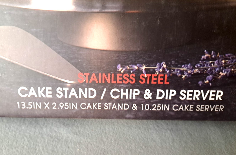 Stainless Steel Cake Stand / Chip Dip Server By Denmark Mix & Mingle Tableware gallery