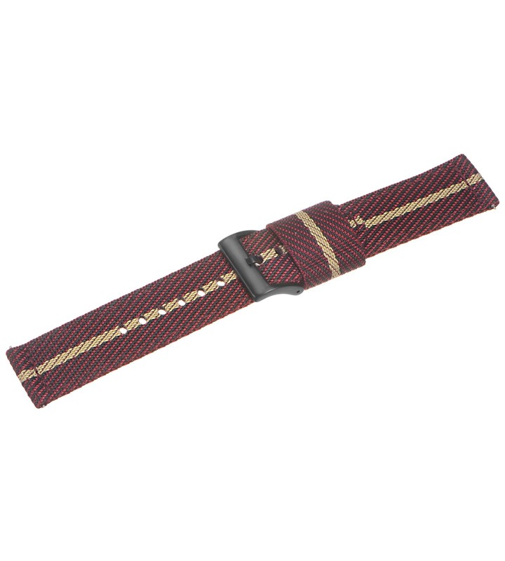 Red Cachi Nylon Watch Strap 22mm Width Nylon Strap for Men gallery