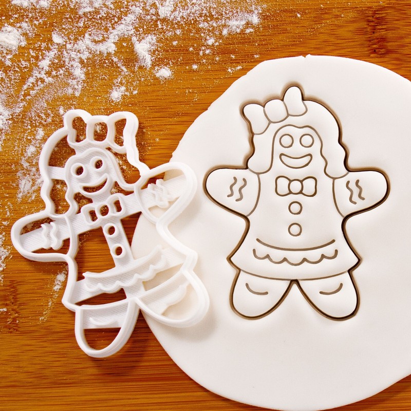 Gingerbread Woman Cookie Cutter – Christmas party xmas winter festive holidays