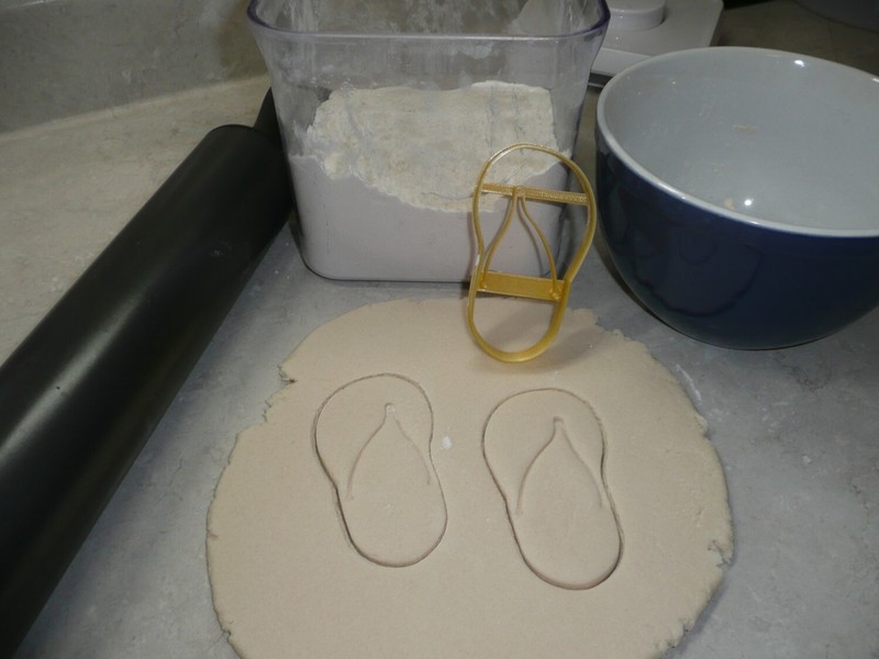 FLIPFLOP FLIP FLOP SANDAL SUMMER SHOE LEFT FOOT DETAILED COOKIE CUTTER PR4964 gallery
