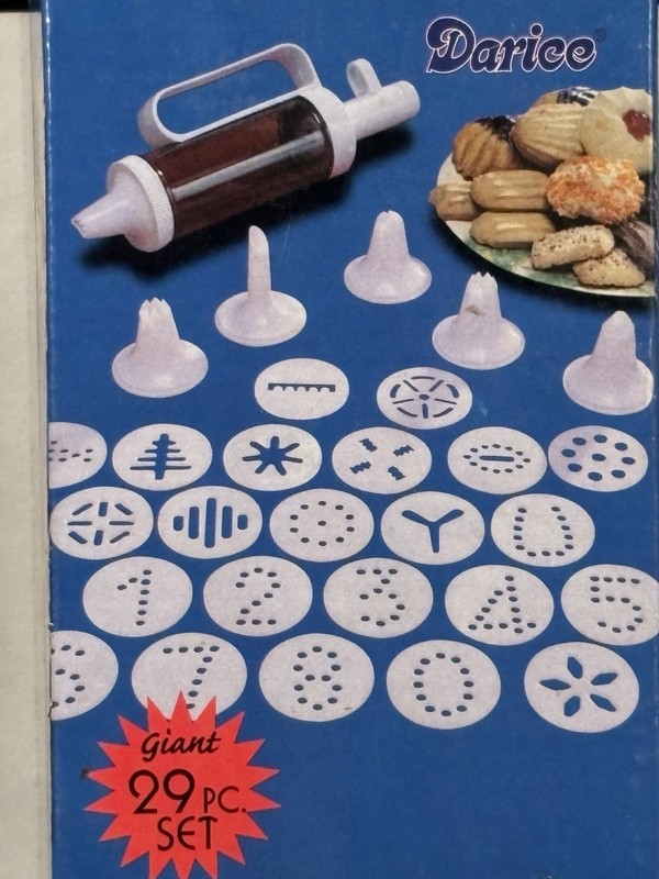 Cookie Wizard Press Hand Held 29 Pc Set Decorate Cake Design Cookies Darice NOB gallery