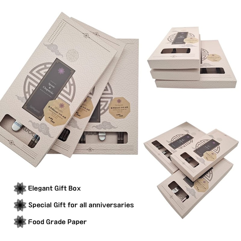 [Made in Korea] Hologram Turtle Design Korean Table Sticky Rice Spoon and Cho... gallery