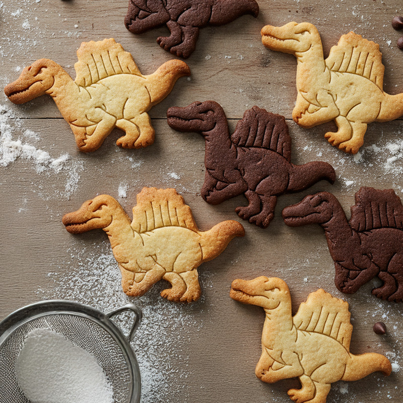 Spinosaurus cookie cutter - Dinosaur birthday Jurassic dino fossil Paleontology gallery