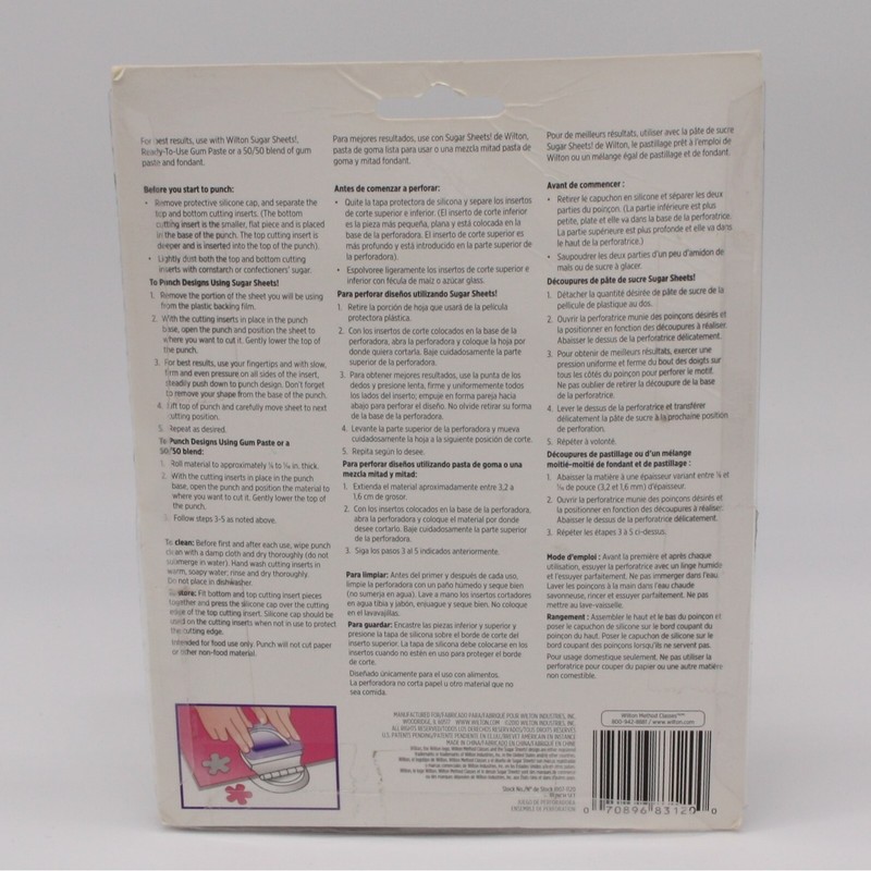 Wilton Punch Set & Layered Oval Cutting Insert for Sugar Sheets & Gum Paste NEW gallery