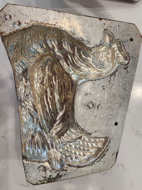Antique German Chocolate Mold Hen Chicken #6186 – Early 1900s Easter Candy Mold