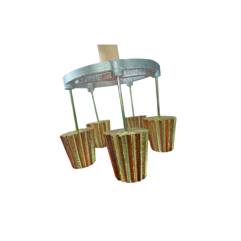 5 in 1 Pie Tee Top Hat Tart Patty Shell Croustade Brass Copper Mold DHL EXPRESS gallery