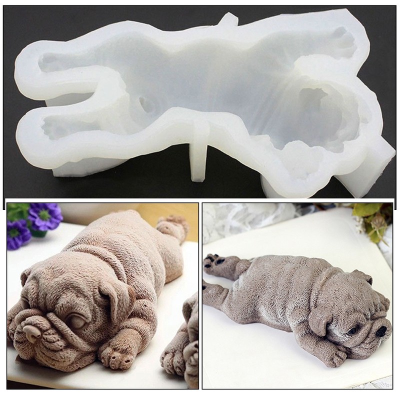 Silicone Dog Mold Non Stick for Baking Chocolate Fondant Cake and Candy Making gallery