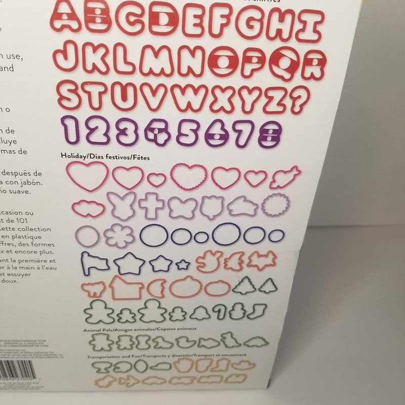 Wilton 101 assorted cookie cutter set plastic new gallery
