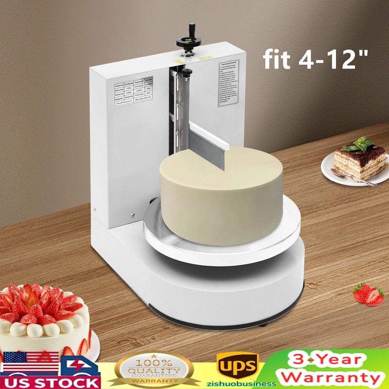 4-12 in Electric Cake Cream Spreading Machine Cream Decorating Coating Scraper