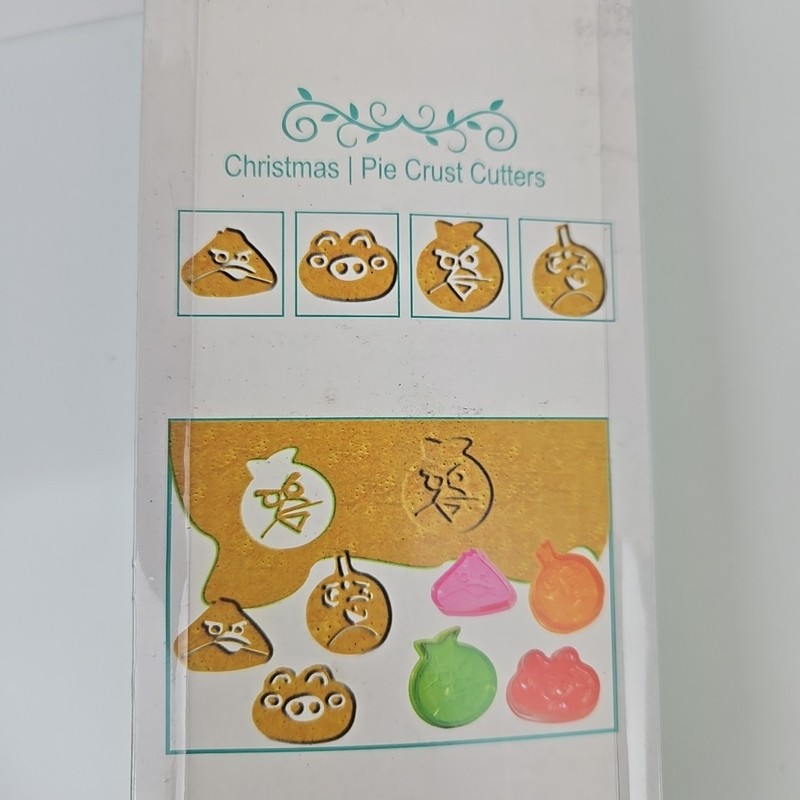 Angry Bird plunger cookie cutter stamp set - biscuits pie crust - NEW SHIPS FREE gallery