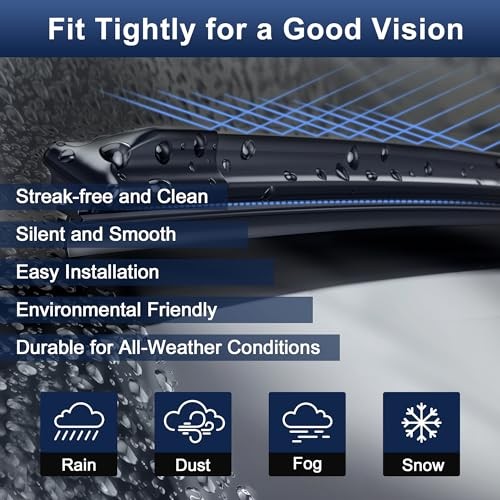 2pcs 24"+20" Silicone Front Windshield Wiper Blade for BMW X5 E70 2007-2013 gallery