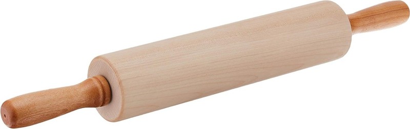 J K Adams 12-Inch Maple Rolling Pin with Easy-Grip Handles & gallery