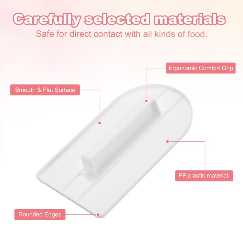 2Pcs Professional Cake Decorating Tools, Fondant Smoother, Separate White gallery
