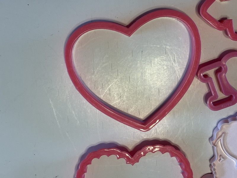 9 Valentine's Day Cookie Plastic Cutters - 9 Designs & Sizes gallery