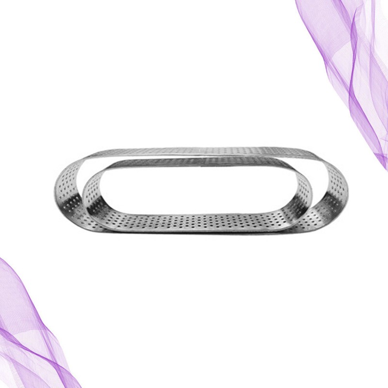 cookie biscuit Perforated Tart Rings English oval tart ringss Tart Rings for