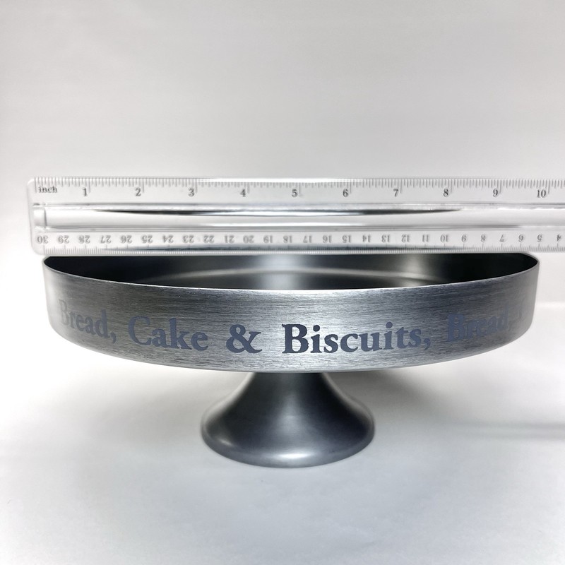 H&M Metal Cake Stand Desert Plate Serving Plate - PRE-OWNED GREAT CONDITION 10” gallery