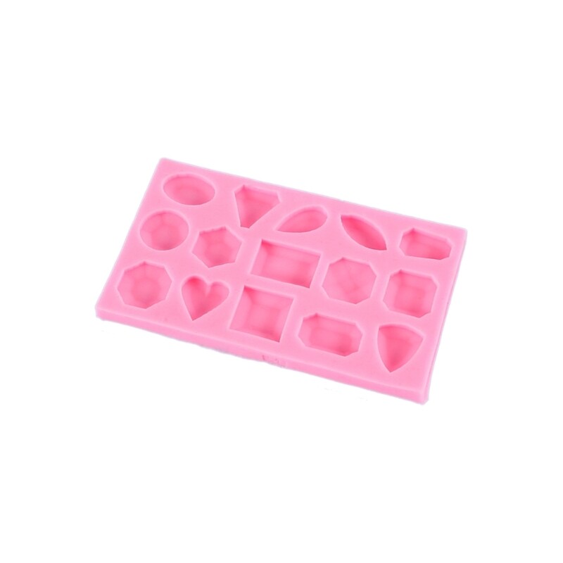 Geometric Gem- Fondant Chocolate Mold Cake Decorating Tool Baking Accessories