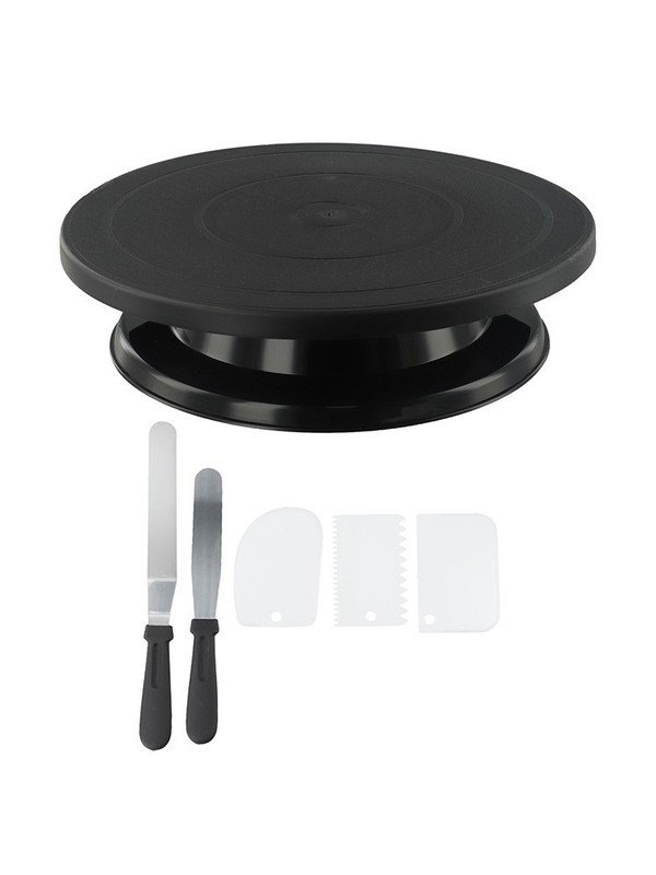 Baking Accessories 360-degree Rotating Turntable Professional-looking Cakes