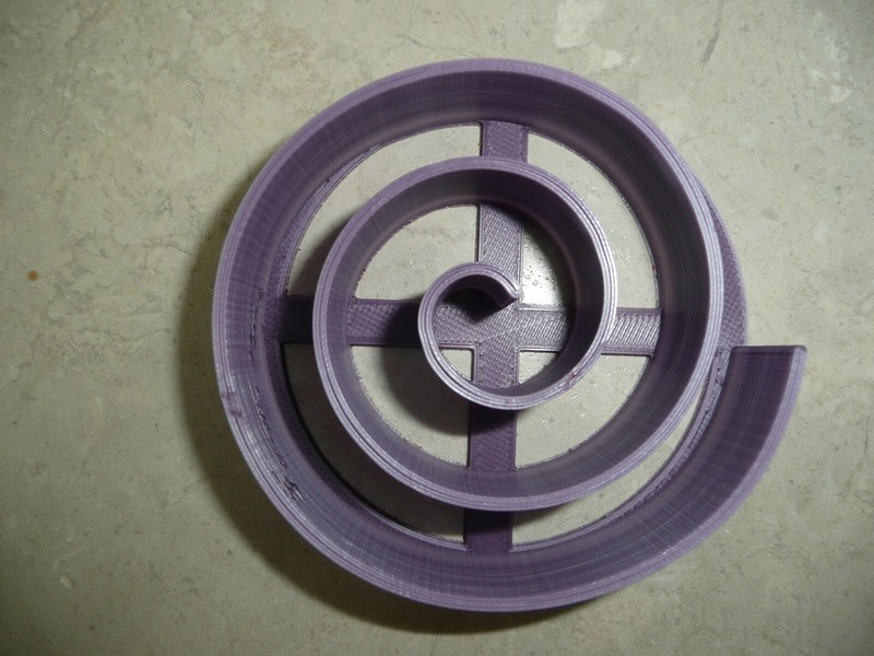 SWIRL DESIGN PATTERN CONCHA CUTTER MEXICAN SWEET BREAD STAMP MADE IN USA PR4393 gallery