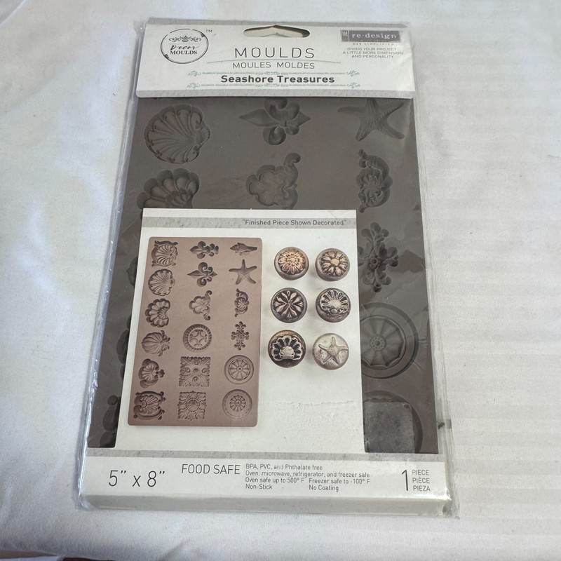 Prima Mould Seashore Treasures Art Decor Silcon Mold Food Safe Redesigned New