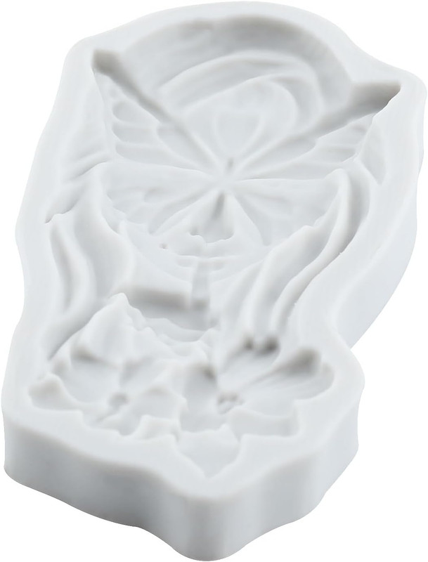 3D Butterfly Woman Silicone Mold Butterfly Woman Face Fondant Molds for Wedding gallery