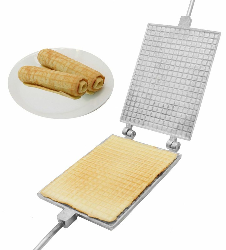 Sweet Waffles Wafer Maker Metal Mold Cookie Baker Iron Plate Baking Waffle Form