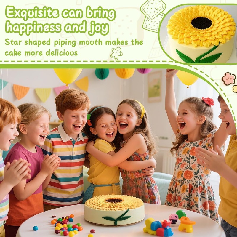 Complete Leaf Piping Tips Set - Effortless Cake & Cookie Decorating Essentials gallery