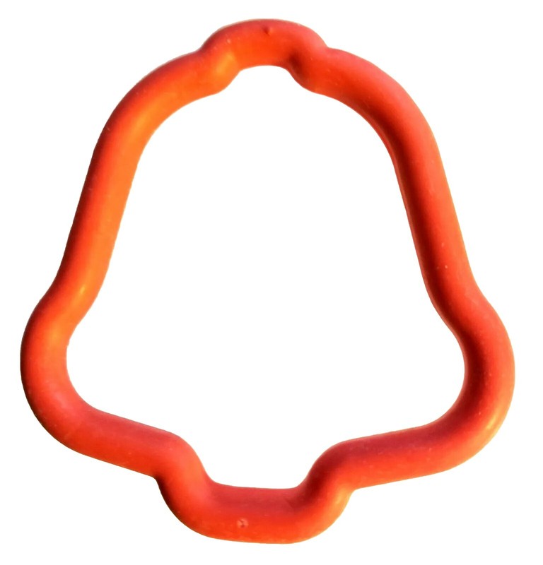2 Bell Shaped Christmas Cookie Cutters Soft Touch & Aluminum Make
