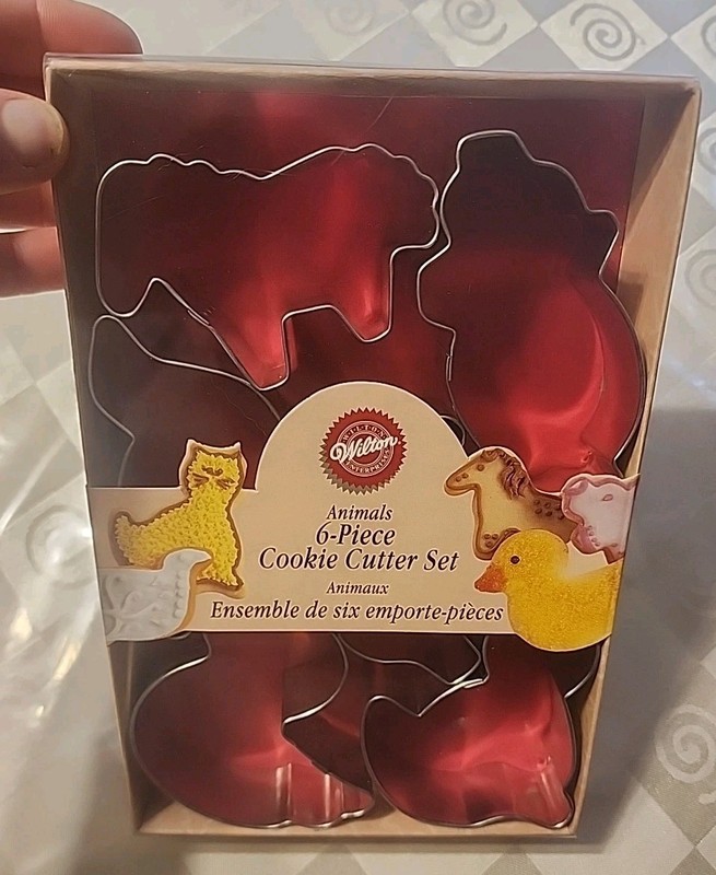 Wilton Metal Cookie Cutters - Animal Shapes - Set Of 6