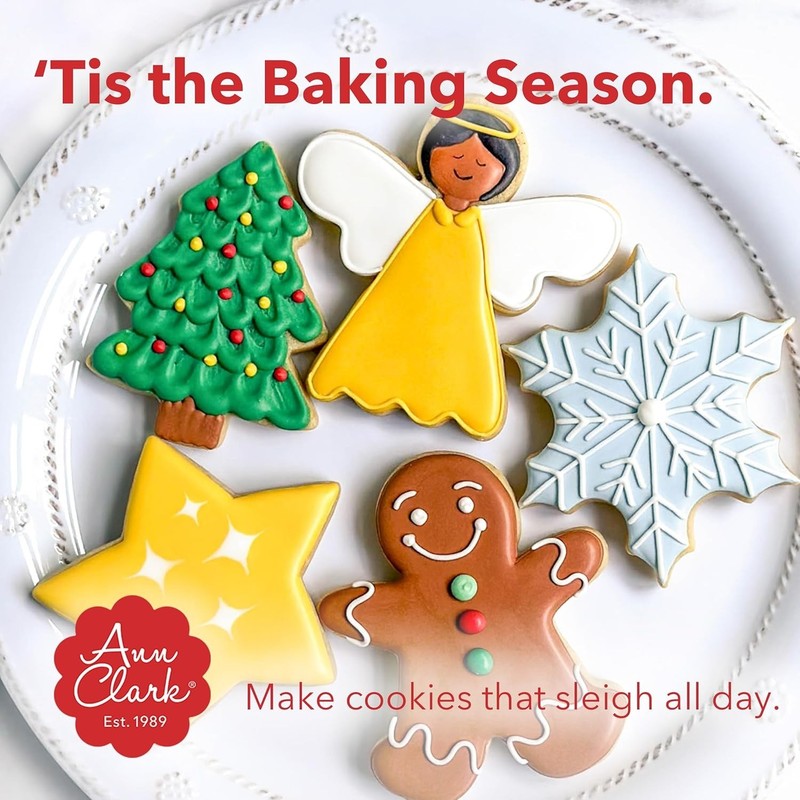 Gingerbread, Reindeer & More: 11-Pc Christmas Cookie Cutters for Creative Baking gallery