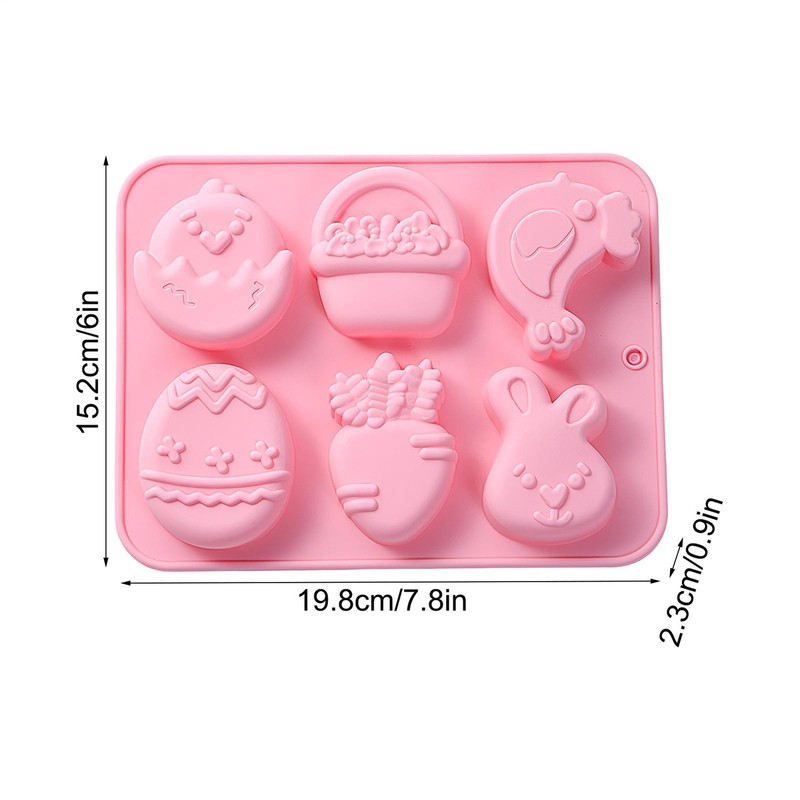 Easter Chocolate Molds Non Stick Handmade Crafts Casting Tool Bunny Candle Molds gallery