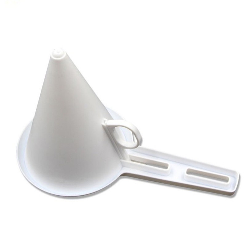 White Baking Funnel for Cake Decorating with Easy Wash and Practical Design gallery