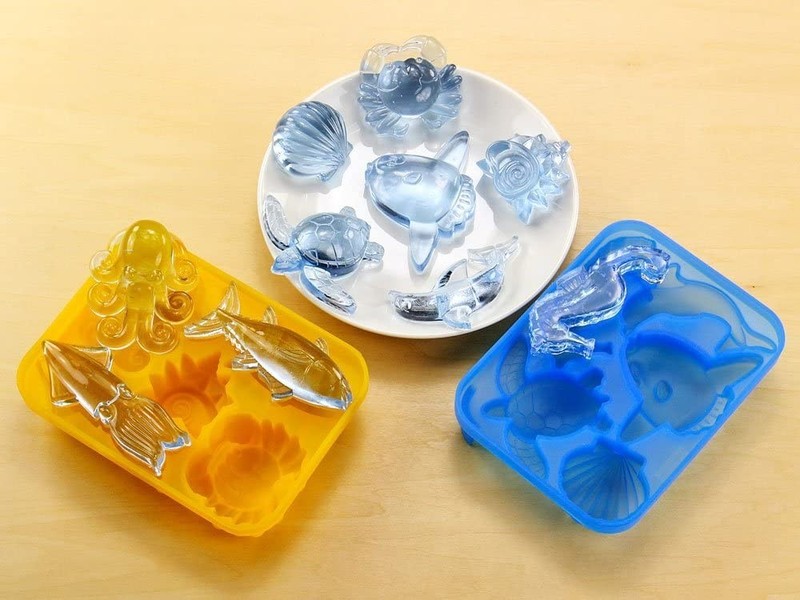 Creatures of Sea near Japan Silicon Ice Tray Chocolate Mold Microwave Safe gallery