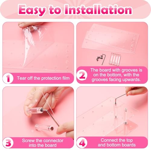 Cake Pop Stand, 21 Holes Acrylic Lollipop Holder, Clear Cake Pop Rectangular gallery