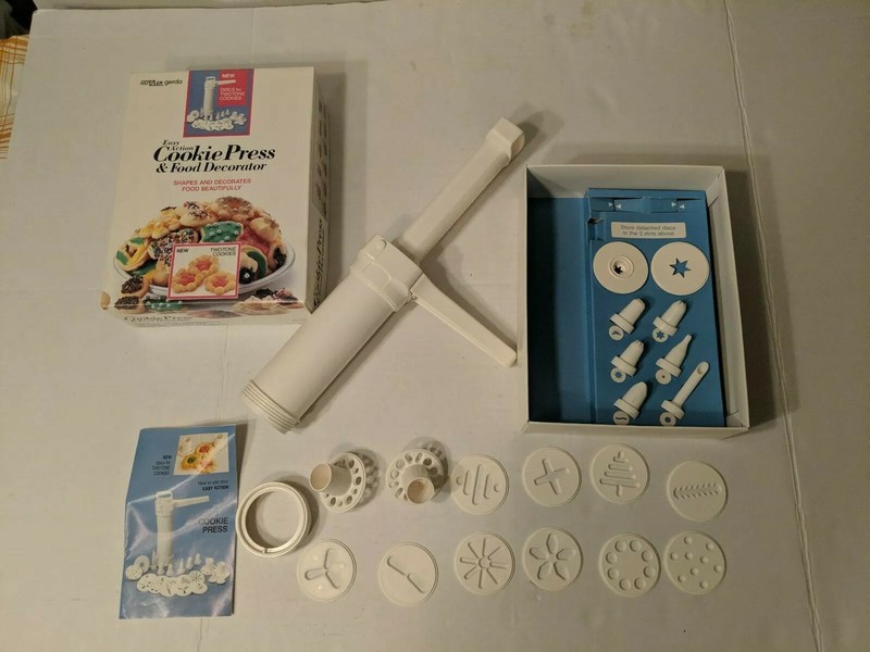 Hutzler Gerda Easy Action Cookie Press In Food Complete Made West Germany 1989