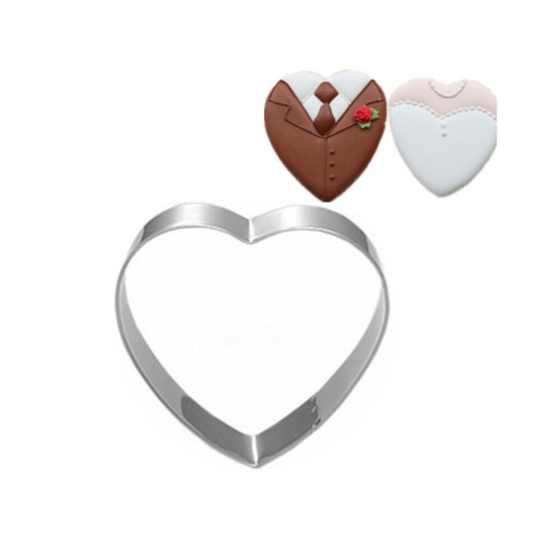 3PCS Reusable Biscuit Cutter Mini Heart Cookie Cutter Cookies Pastry Moulds gallery