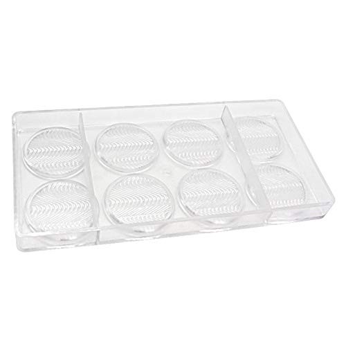 Round Cookie Shape Polycarbonate Chocolate Mold Medal Chocolate Maker DIY Cho... gallery