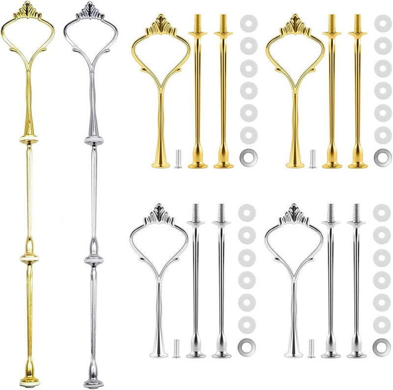 6 Sets Cake Tray Stand Handle, 3 Tier Cake Stand Fittings Hardware H