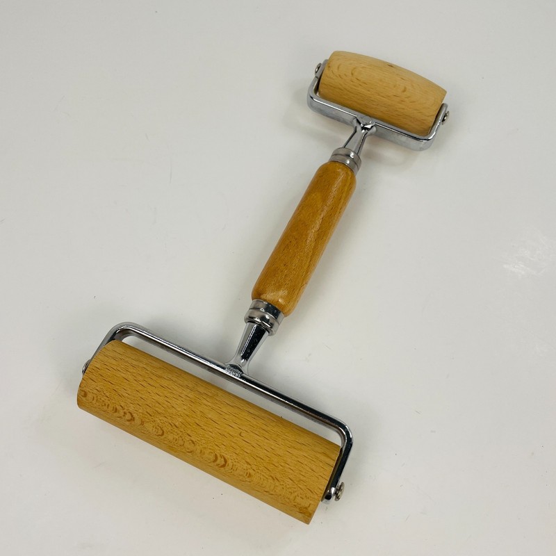 Dough Pizza Pastry Wooden Rollers Double Rolling Pin Taiwan Wood Handle