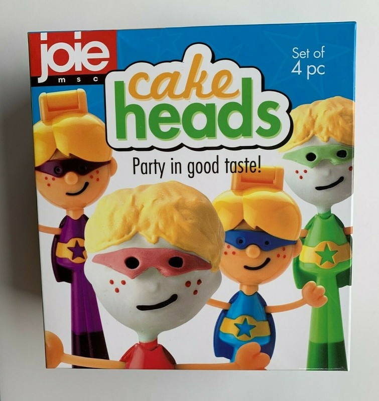 Joie Boy Cake Heads Makes 4 Super Hero Cake Pops