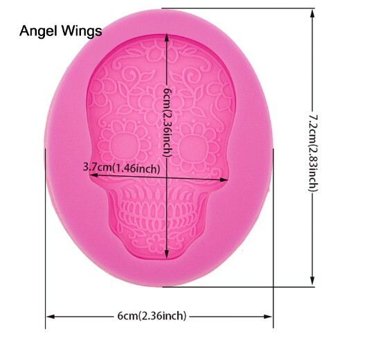 j STAMPO SILICONE TESCHIO MESSICANO CIOCCOLATO CARAMELLE GELATINA GHIACCIO RESIN gallery