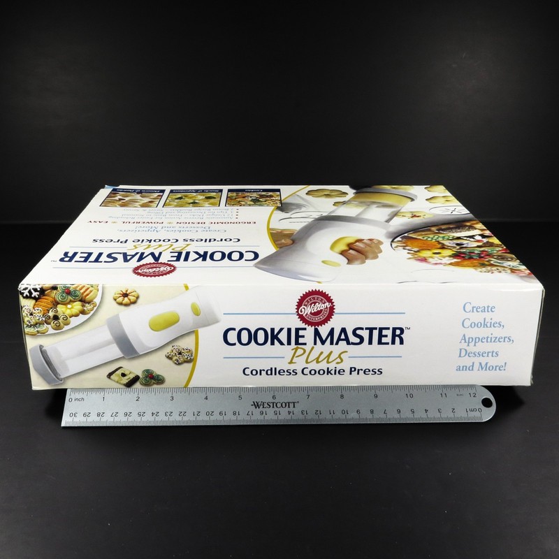 Wilton Cookie Master Plus Cordless Cookie Press SEALED - NEW! 2003 20+ Yrs Old! gallery
