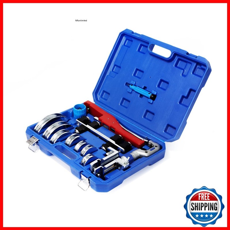 Ratcheting Tube Bender Kit Refrigeration 1/4 to 7/8 Inch