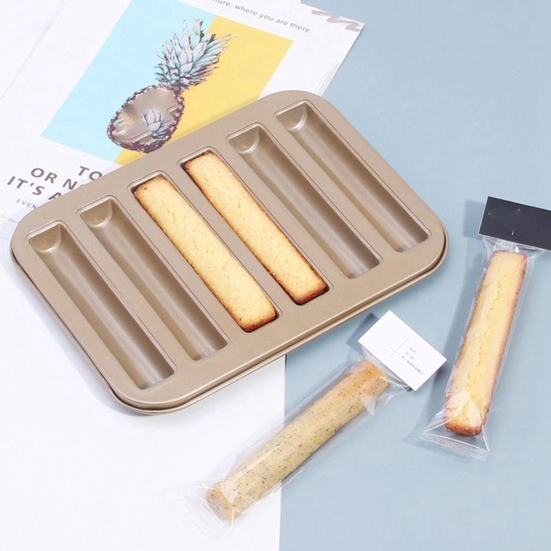 Non-Stick Biscuit Stick Mold Cake Baking Pan Carbon Steel Cake Bread Mold 1740 gallery